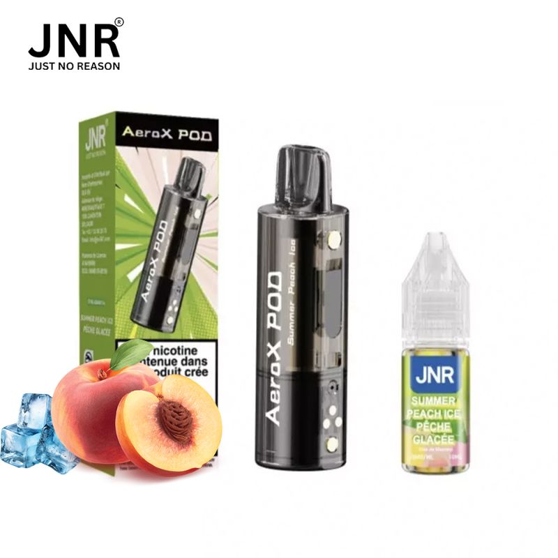 Cartouche AeroX by JNR pod 2ml avec fiole 10ml sels de nicotine 20mg