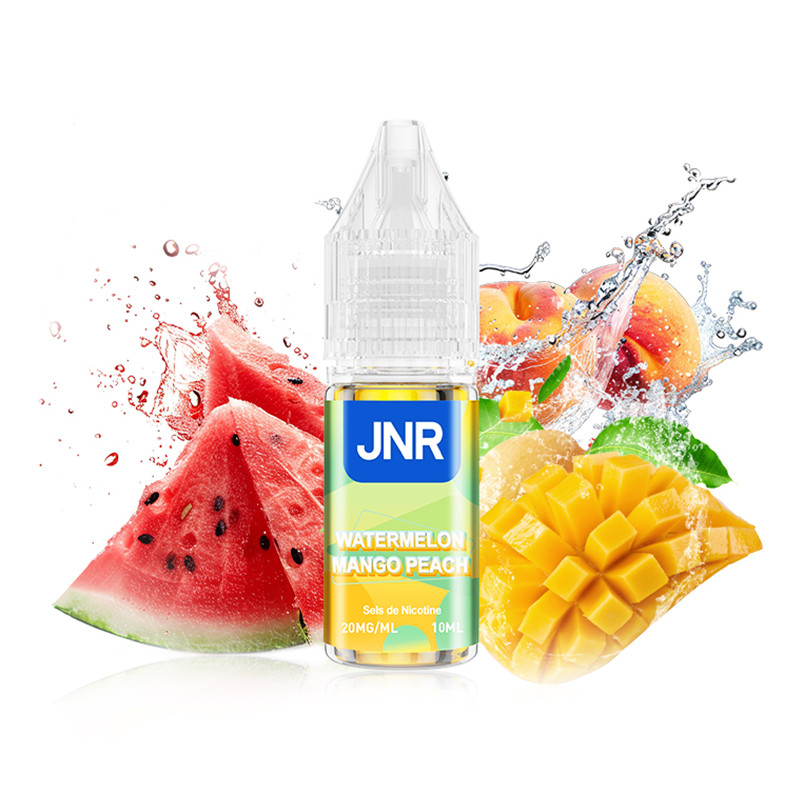 E-liquide Watermelon Mango Peach JNR sel de nicotine