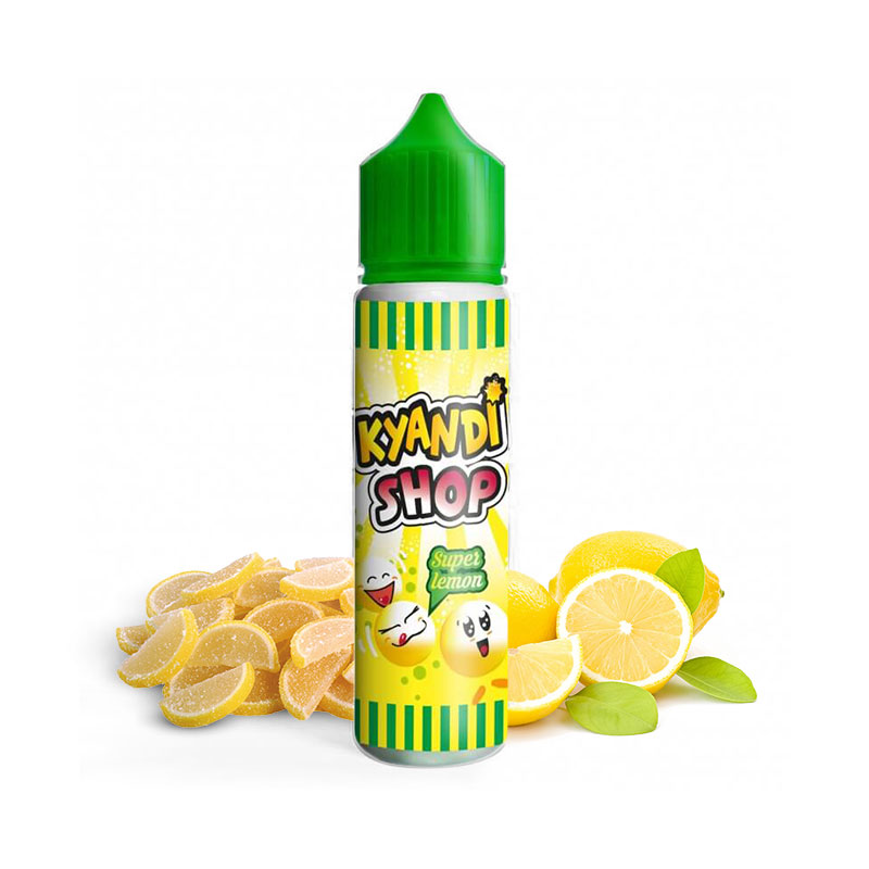 Eliquide Super Lemon de la gamme française Kyandi Shop : e-liquides goûts gourmands bonbons et chewing-gums.
