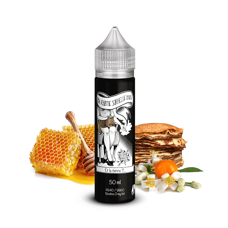 Photo du eliquide Ma Chatte s'appelle Mimi 50ml de la gamme française La Fine Equipe.