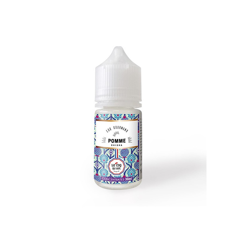 Concentré Pomme Shisha 30ml Le Coq Qui Vape arôme DIY pomme anis