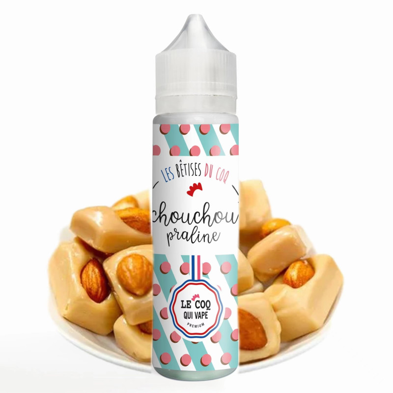 E‑liquide Chouchou Praline 50 ml Les Bêtises du Coq