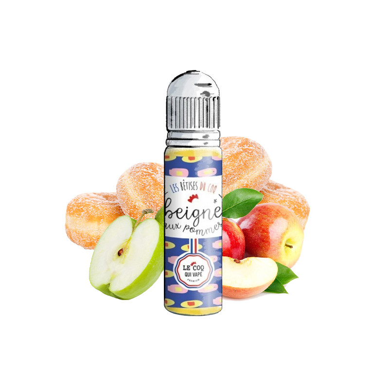 E‑liquide Beignet aux Pommes 50 ml Les Bêtises du Coq