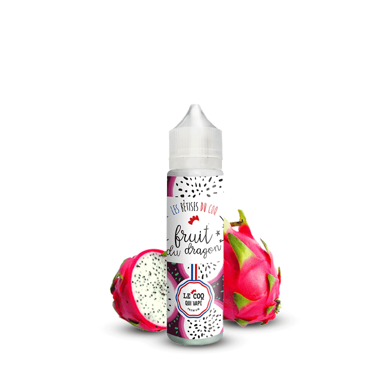 E‑liquide Fruit du Dragon 50 ml Les Bêtises du Coq