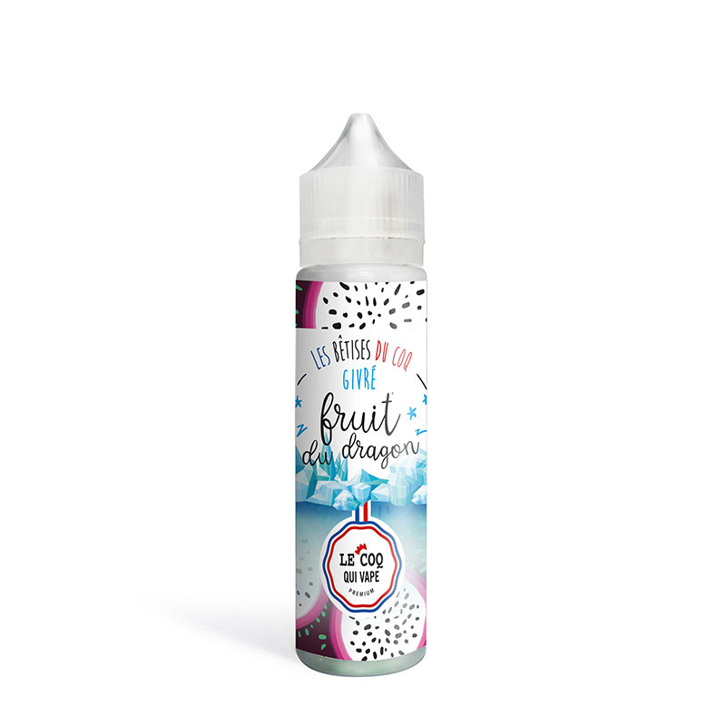 E‑liquide Fruit du Dragon Givré 50 ml Les Bêtises du Coq