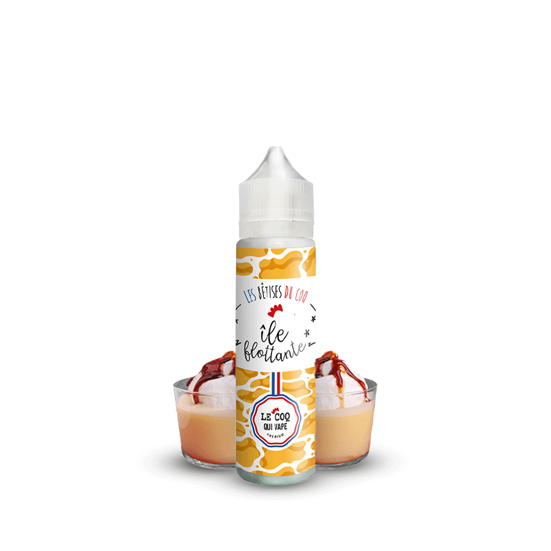 E‑liquide Île Flottante 50 ml Les Bêtises du Coq