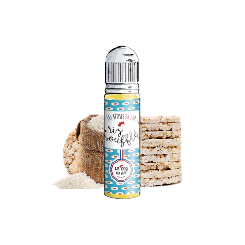 E‑liquide Riz Soufflé 50 ml Les Bêtises du Coq