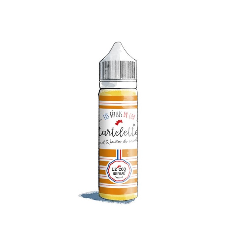 E‑liquide Tartelette Caramel Beurre de Cacahuète 50 ml Les Bêtises du Coq