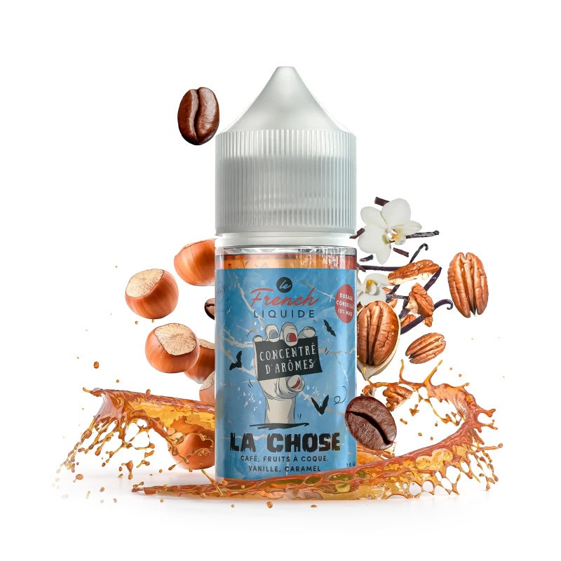 Concentré La Chose 30 ml Le French Liquide caramel café noisette pécan vanille