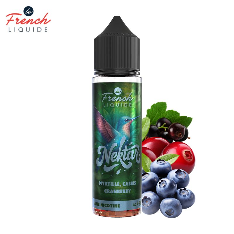 Myrtille Cassis Cranberry 50 ml - Nektar by Le French Liquide