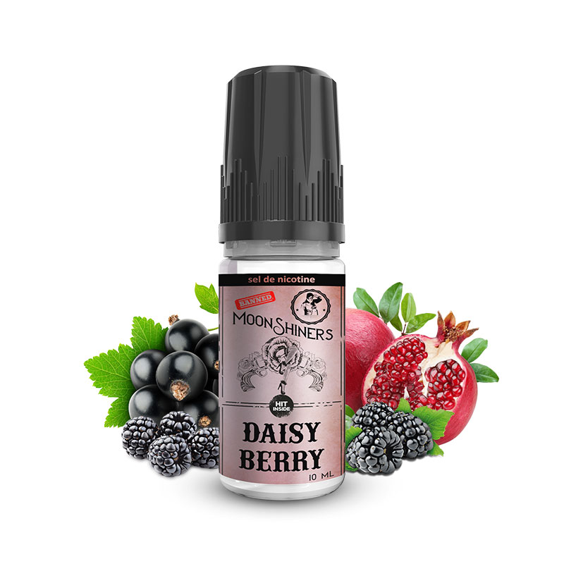 Photo de Daisy Berry MoonShiners : eliquide en sels de nicotine pour le vapotage de la marque française Le French Liquide.