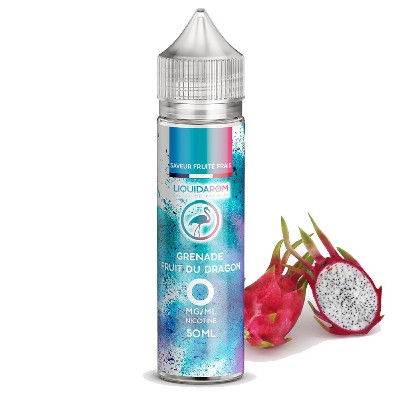 E-liquide Grenade Fruit du Dragon 50ml Liquidarom fruité pitaya grenade sans frais