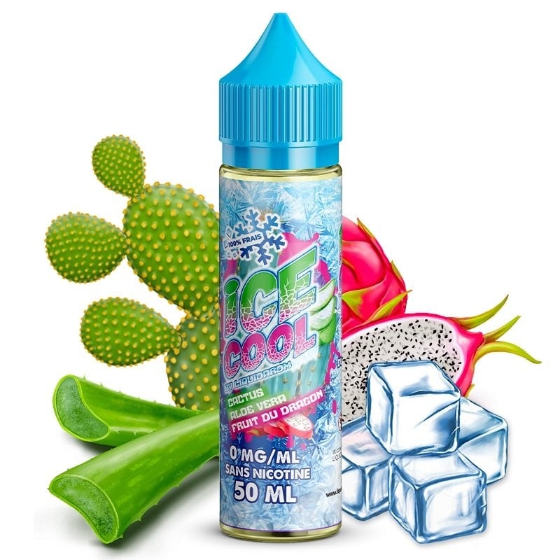 E-liquide Cactus Aloe Vera Fruit du Dragon Ice Cool Liquidarom 50ml fruité frais exotique