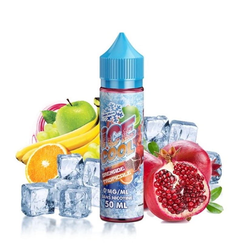 Grenade Tropical 50ml Ice Cool Liquidarom e-liquide grenade fruits tropicaux frais