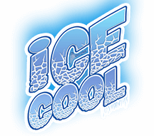Logo de la gamme Ice Cool de la marque française de eliquide pour le vapotage : Liquidarom.