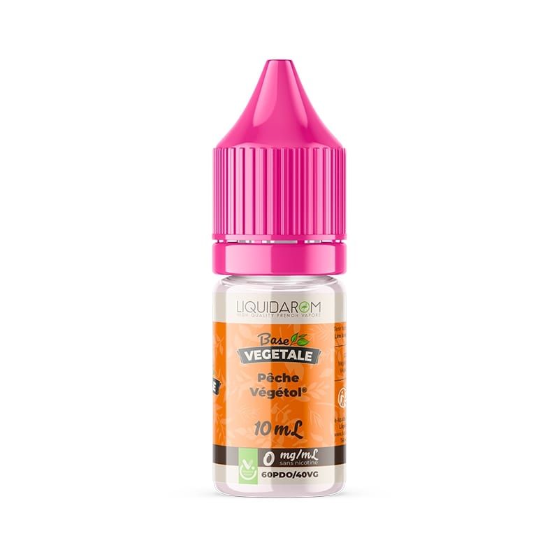 Pêche Végétol Liquidarom Base Végétale e-liquide 10 ml pêche