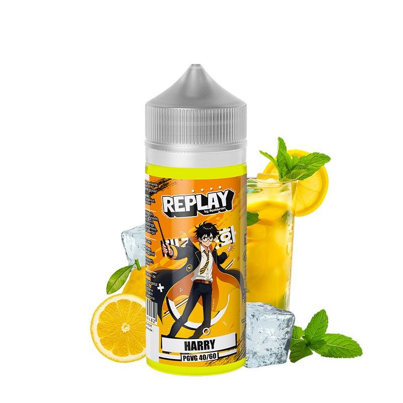 Harry 100ml Replay Liquidarom e-liquide limonade citron givré 40 60