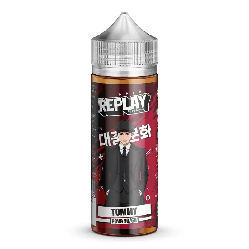 E-liquide Tommy 100 ml Replay by Liquidarom cola fruits rouges