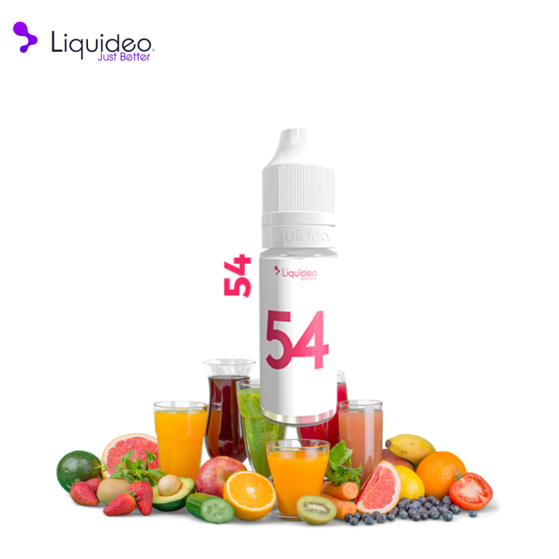 54 Liquideo Evolution e-liquide cocktail fruits acidulés 10 ml 50 50