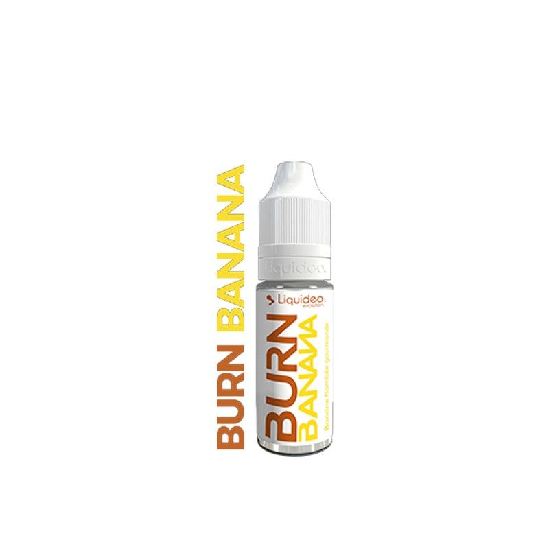 Burn Banana Liquideo Evolution e-liquide banane flambée 10 ml 60 40