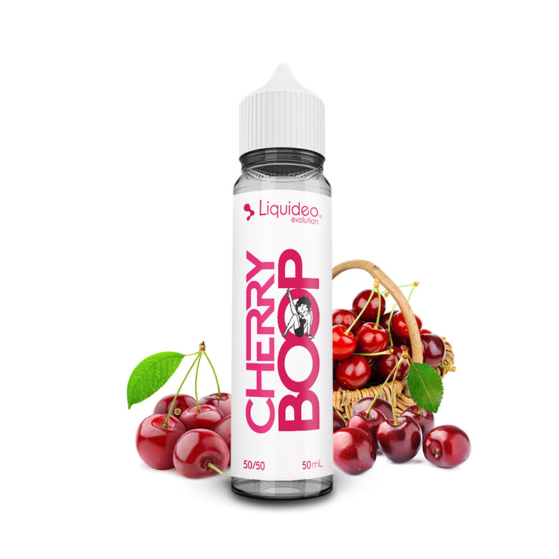 Photo du eliquide Cherry Boop 50ml de la marque française : Liquideo.