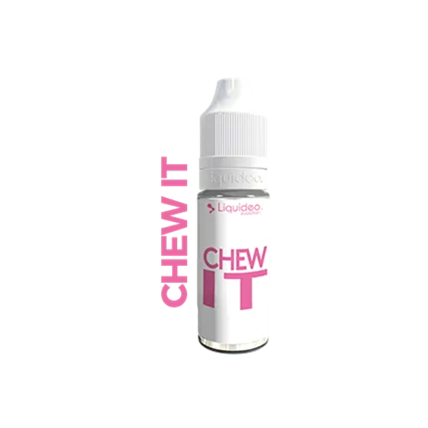 Chew It Liquideo Evolution e-liquide bubble gum fraise 10 ml 60 40