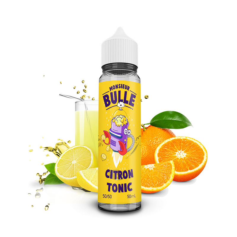 Photo du eliquide Citron Tonic 50 ml de la marque française : Liquideo.