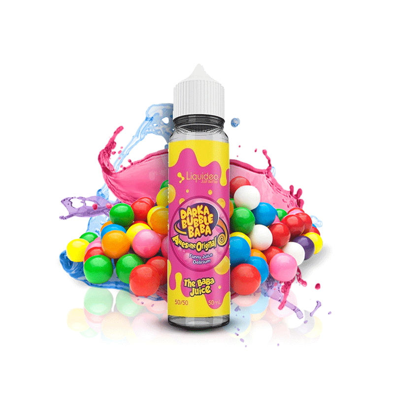 Photo du eliquide Darka Bubble Baba 50ml de la marque française : Liquideo.