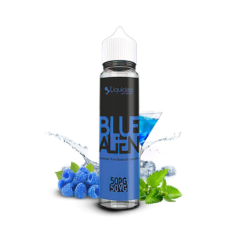 Photo du eliquide Fifty Blue Alien 50 ml de la marque française : Liquideo.