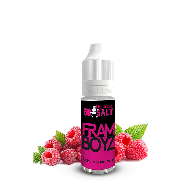 Flacon du eliquide Framboyz 10 ml de Liquideo, fabricant français de eliquide pour le vapotage.