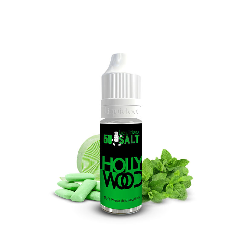 Flacon du eliquide Hollywood 10 ml de Liquideo, fabricant français de eliquide pour le vapotage.