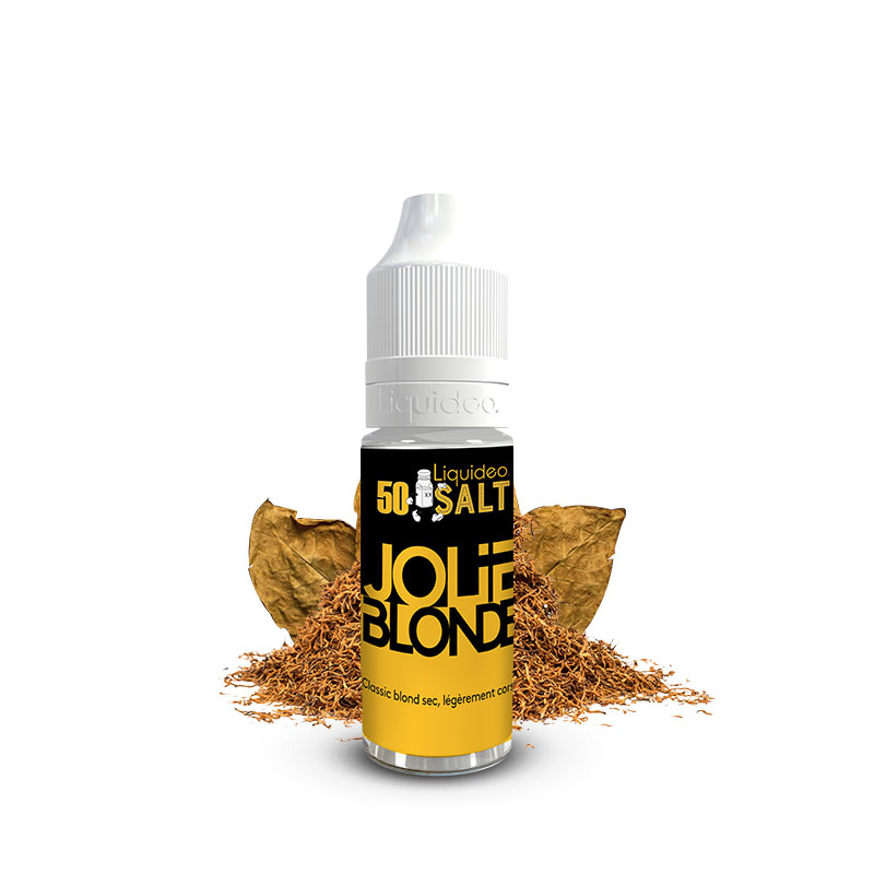 Flacon du eliquide Jolie Blonde 10 ml de Liquideo, fabricant français de eliquide pour le vapotage.
