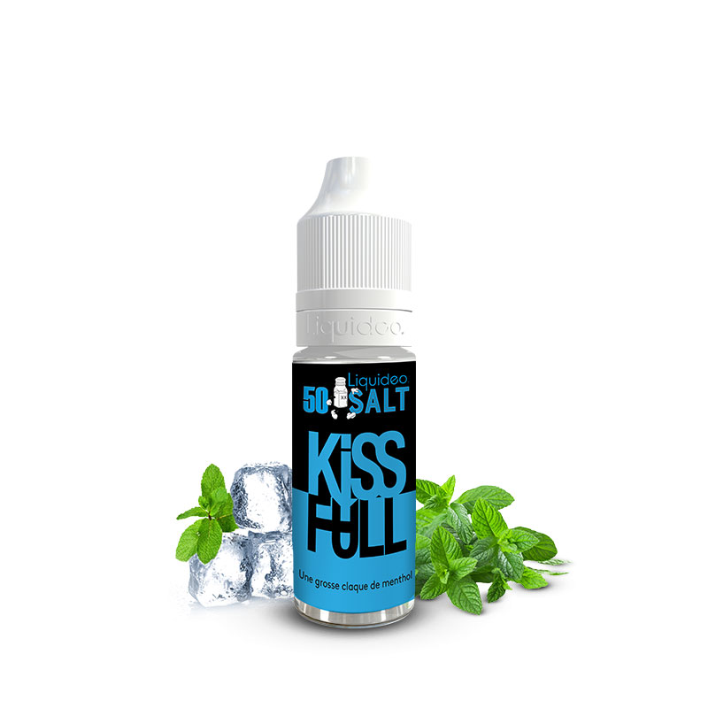 Flacon du eliquide Kiss Full 10 ml de Liquideo, fabricant français de eliquide pour le vapotage.