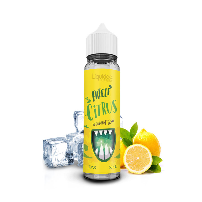 Photo du eliquide Freeze Citrus 50 ml de la marque française : Liquideo.