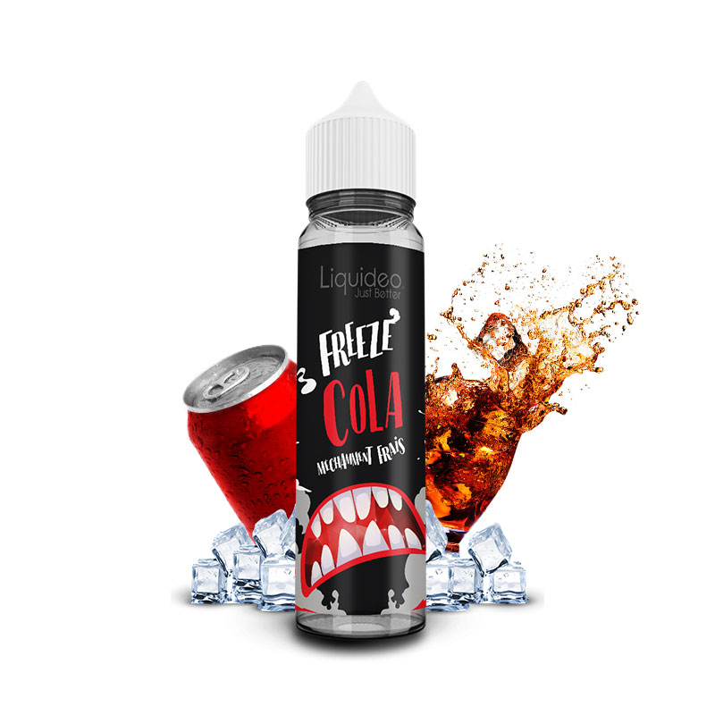 Photo du eliquide Freeze Cola 50 ml de la marque française : Liquideo.