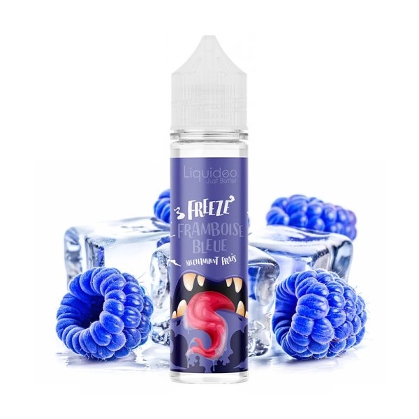 Freeze Framboise Bleue 50ml Liquideo e-liquide framboise bleue fraîche 50 50
