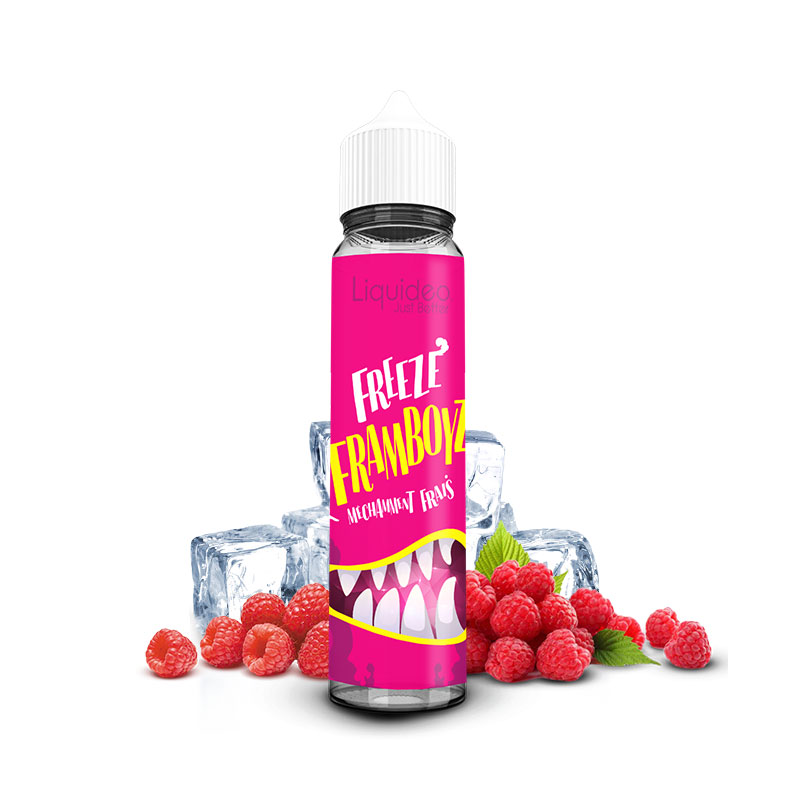 Photo du eliquide Freeze Framboyz 50 ml de la marque française : Liquideo.