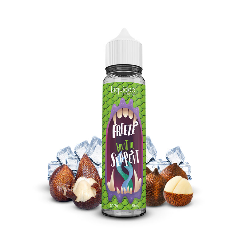 Photo du eliquide Freeze Fruit du Serpent 50ml de la marque française : Liquideo.