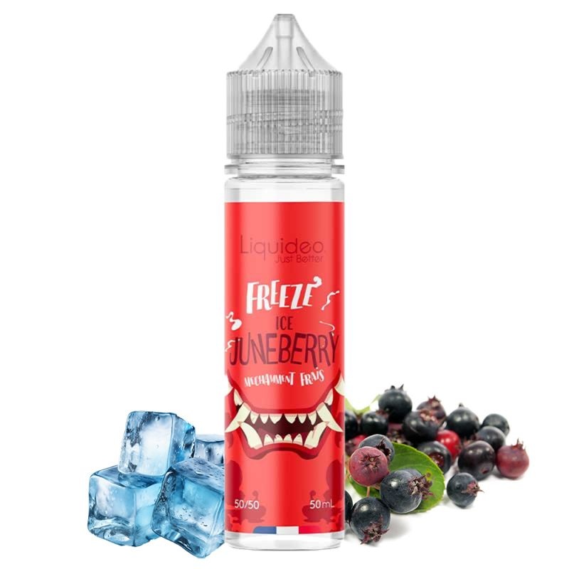 E-liquide Freeze Ice Juneberry 50 ml Liquideo amande prune myrtille