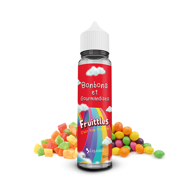 E-liquide Fruittles 50 ml Liquideo bonbons fruités acidulés