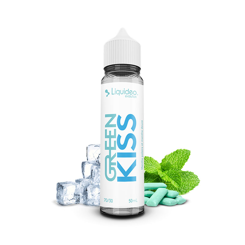 Photo du eliquide Green Kiss 50 ml de la marque française : Liquideo.