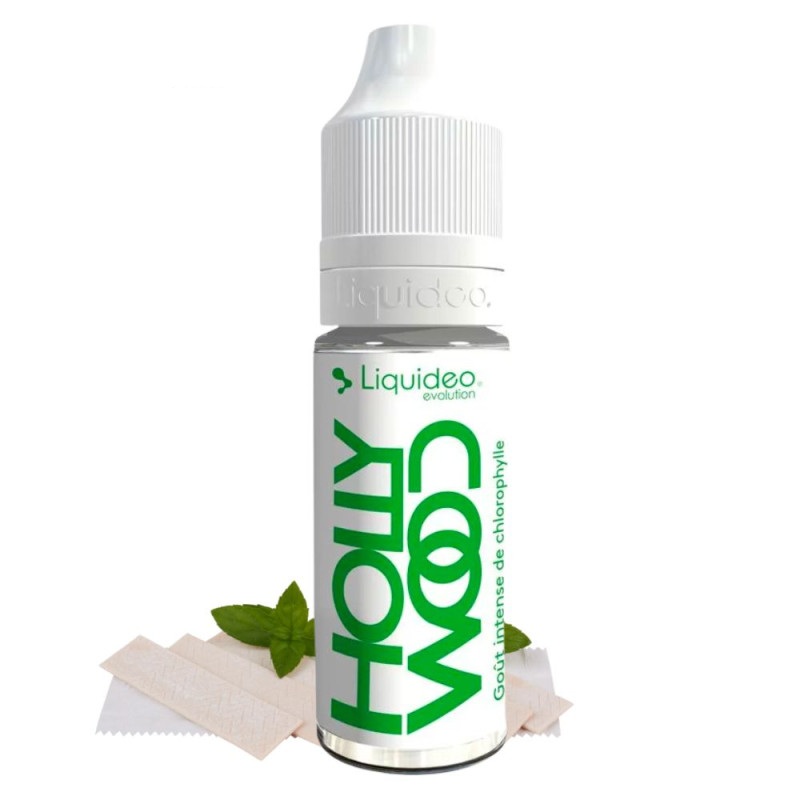 E-liquide Hollywood 10 ml Liquideo Evolution chewing-gum chlorophylle
