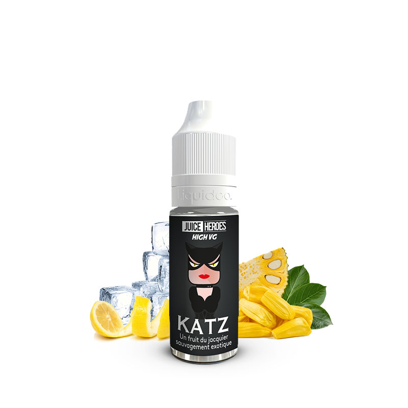 Flacon du eliquide Katz de Liquideo, fabricant français de eliquide pour le vapotage..