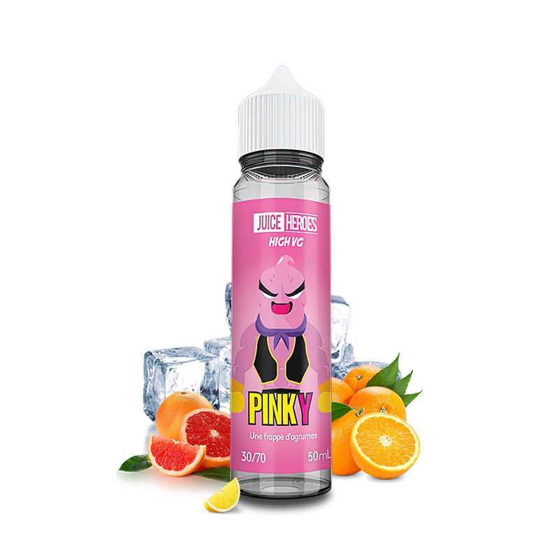 Photo du eliquide Pinky 50 ml de la marque française : Liquideo.