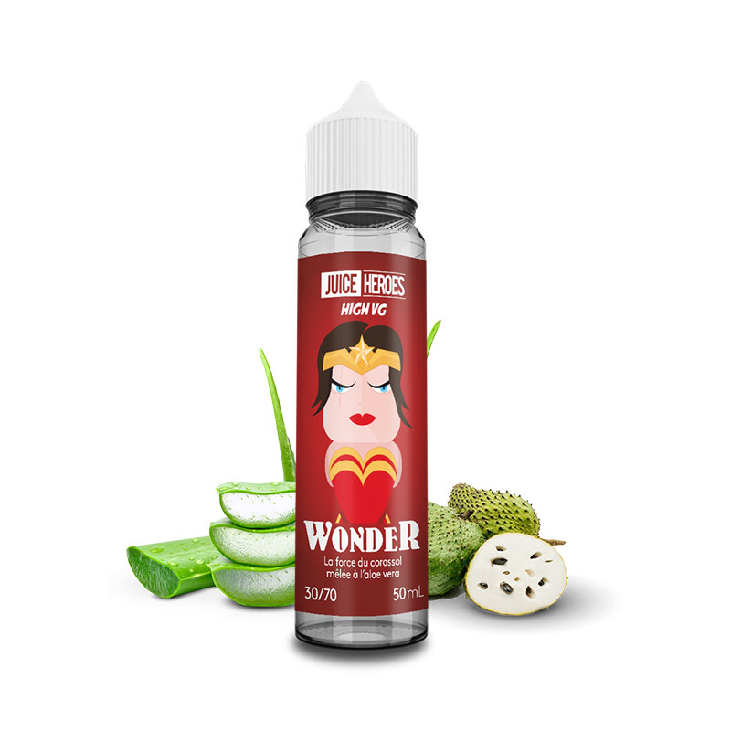 Photo du eliquide Wonder 50 ml de la marque française : Liquideo.