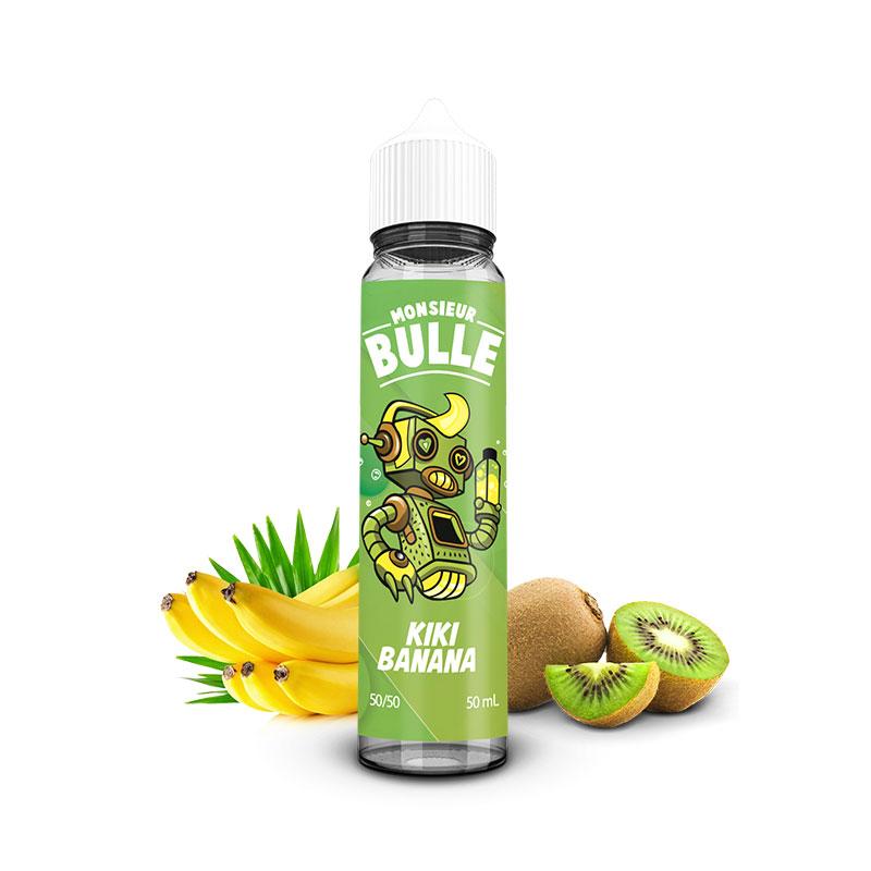 Photo du eliquide Kiki Banana 50 ml de la marque française : Liquideo.