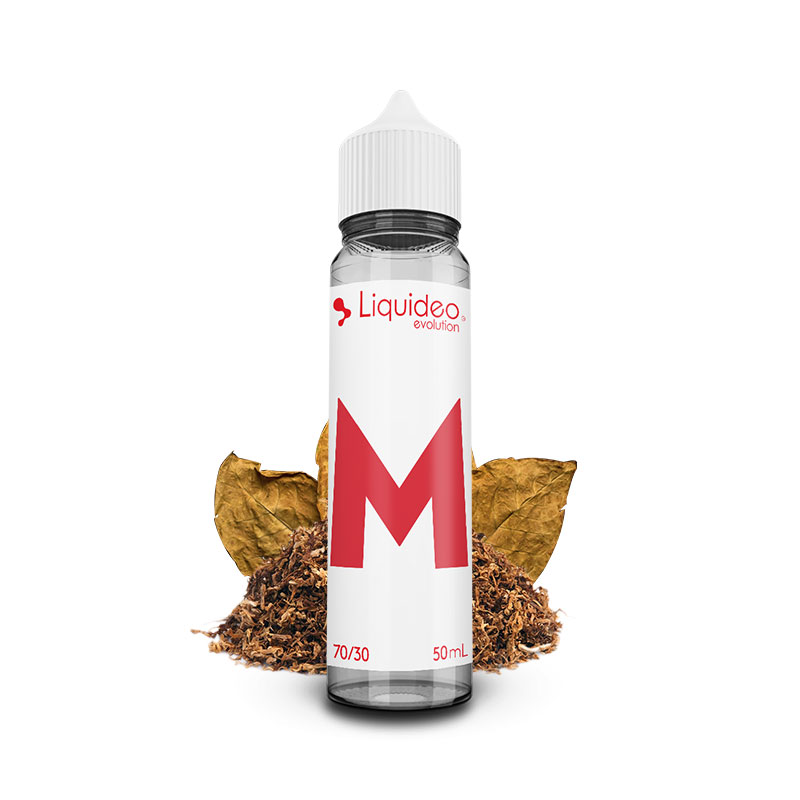 Photo du eliquide Le M 50 ml de la marque française : Liquideo.