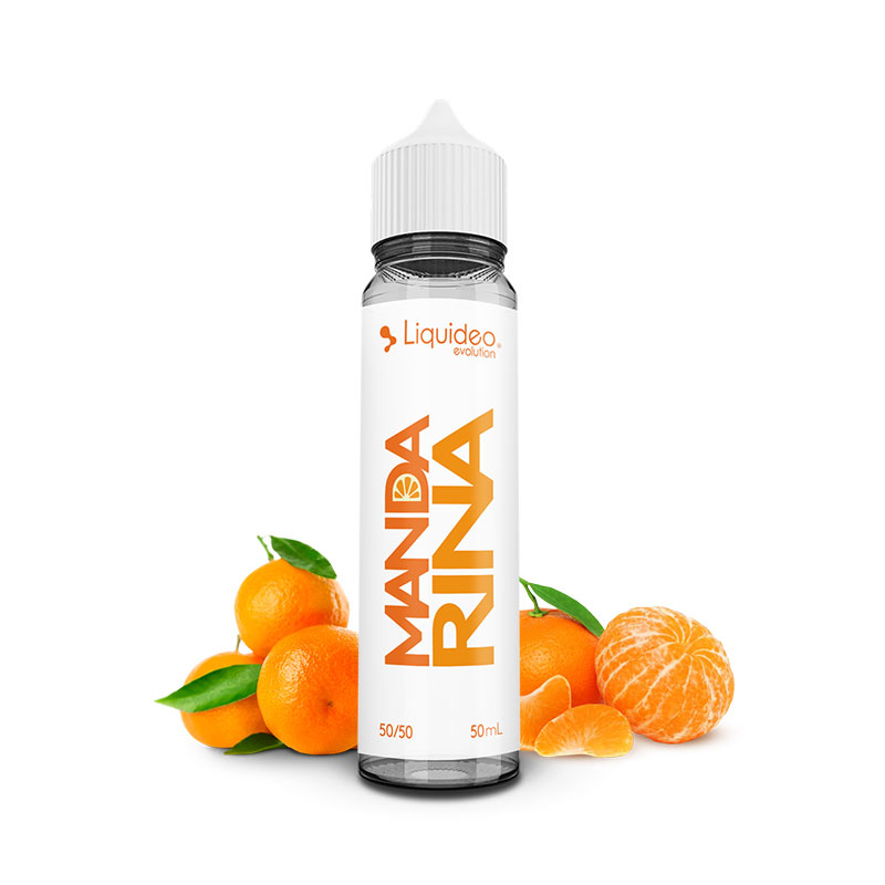 Photo du eliquide Mandarina 50 ml de la marque française : Liquideo.