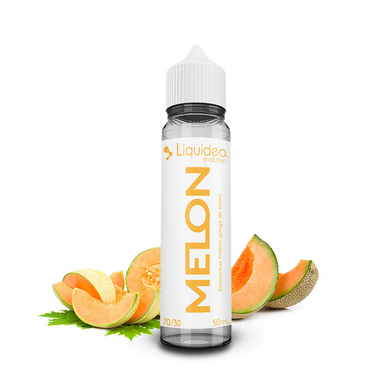 Photo du eliquide Melon 50 ml de la marque française : Liquideo.