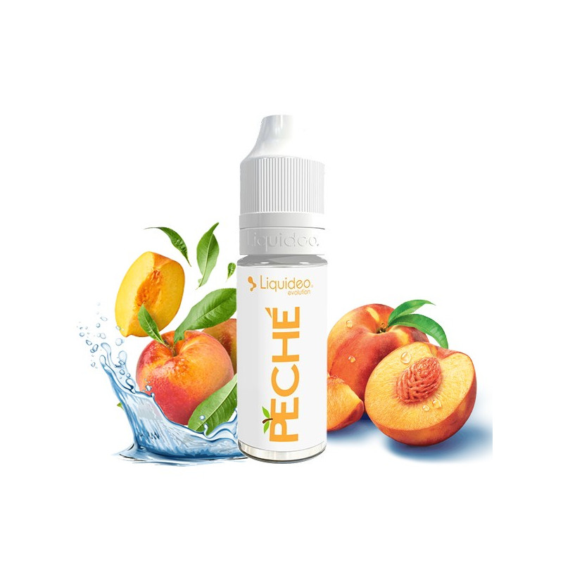 E-liquide Peché 10 ml Liquideo Evolution saveur pêche